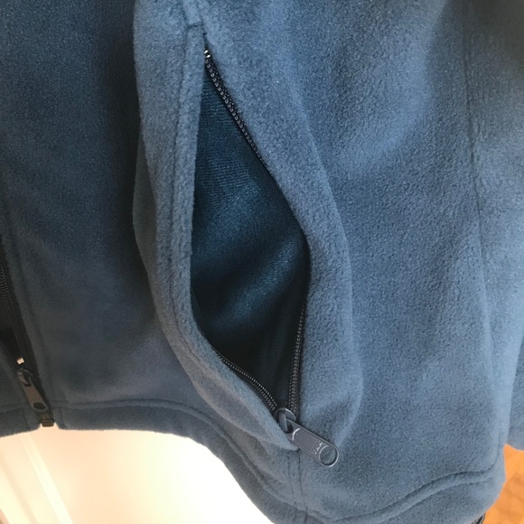 COLUMBIA Fleece Jacket Full Zip Front Coat Blue Green Women’s Plus Size 2X - Picture 6 of 16